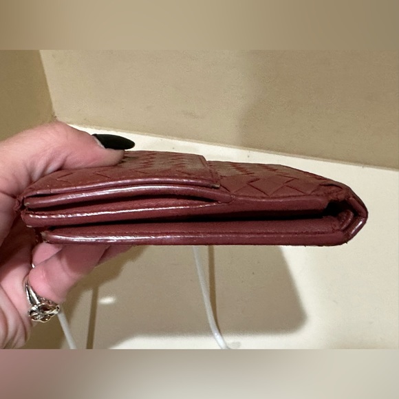 Bottega Veneta Sienna Brown Intreccio Bifold Wallet - Picture 12 of 14